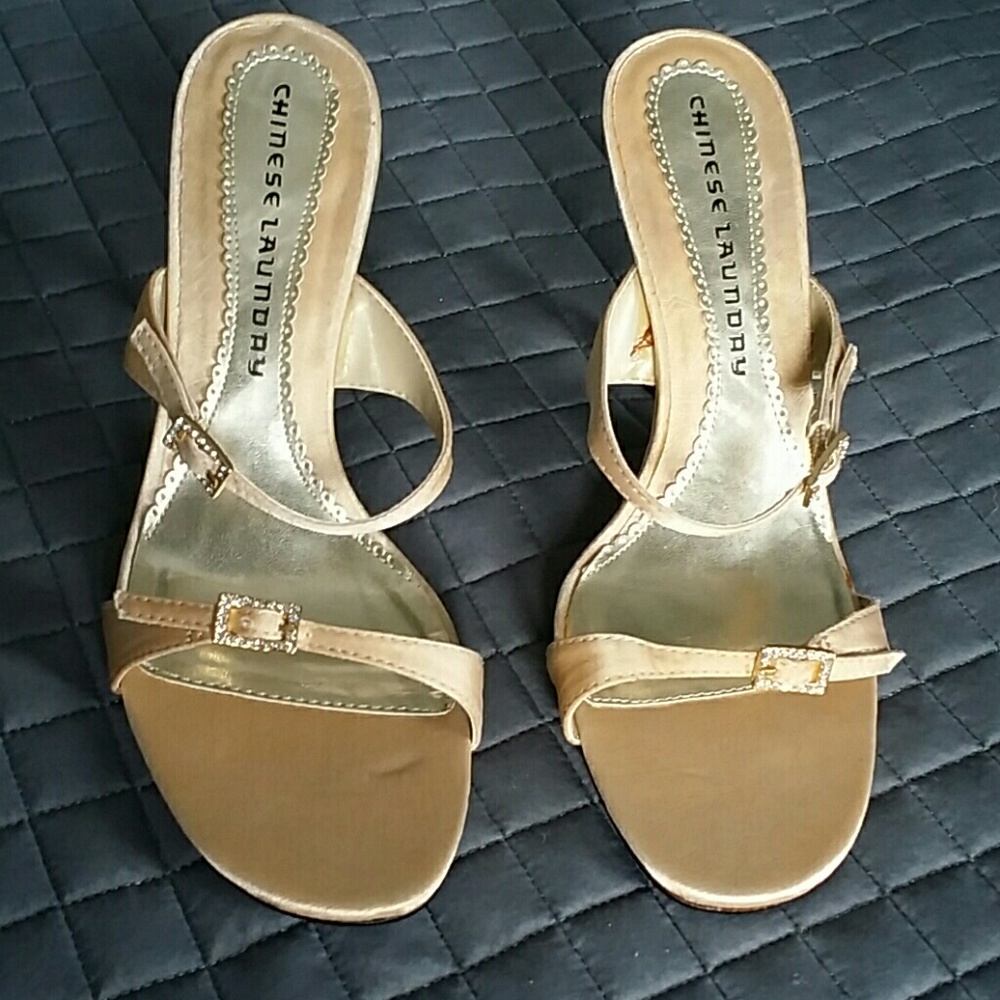 Strappy stiletto mule
